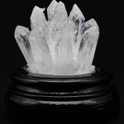 Kristal Kuvars Doğal Taş Standlı Parça – 10 × 10 cm | 400 gr
