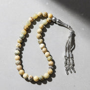 Opal Sarı Doğal Taş Tesbih – 33’lük / 8 mm