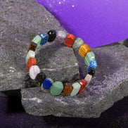 Aslan Burcu Bileklik Ametist, Golden Obsidyen, Jasper, Kaplan Gözü, Labradorit, Lapis Lazuli, Yeşil Aventurin