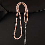 Opal Pembe Doğal Taş Tesbih 99’luk – 6mm El İşçiliği