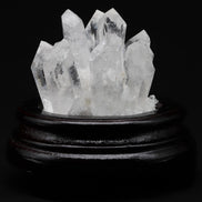 Kristal Kuvars Doğal Taş Standlı Parça – 10 × 10 cm | 429 gr