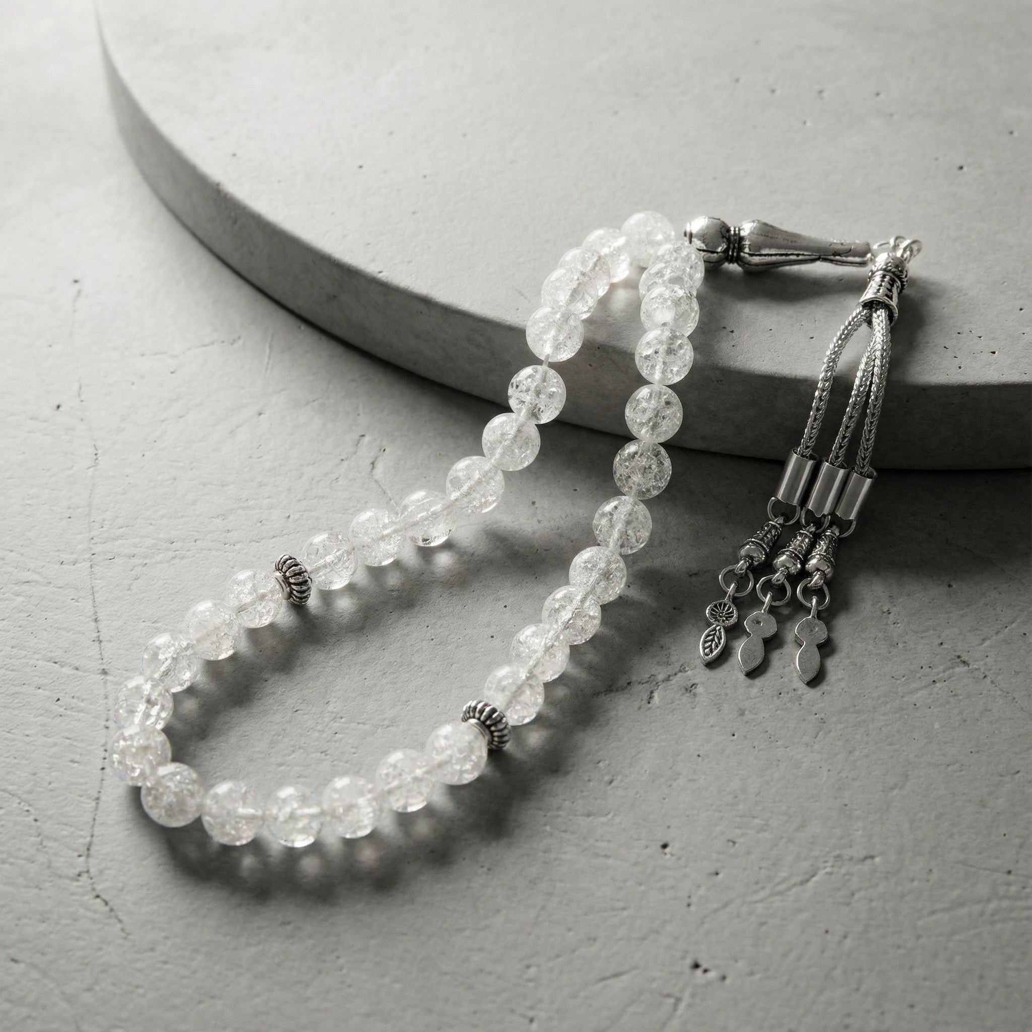 Necef Doğal Taş Tesbih – 33’lük / 8 mm