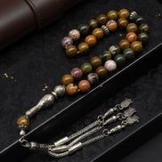 Ocean Jasper Doğal Taş Tesbih – 8 mm Küre Kesim