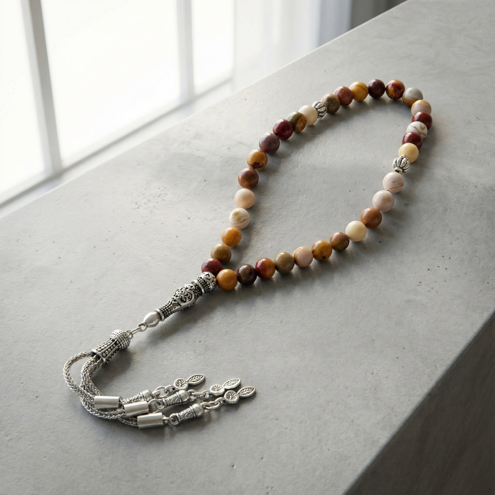 Sarı Jasper Doğal Taş Tesbih – 33’lük / 6 mm