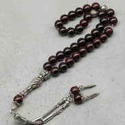Garnet (Lal) Doğal Taş Tesbih – 8 mm Küre Kesim