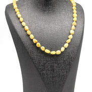 Damla Kehribar Kolye – 64 cm | 7–10 mm | Ortalama 15 gr