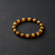 Damla Kehribar Bileklik – 6 mm