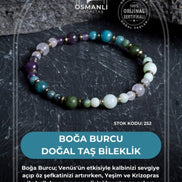 Boğa Burcu Doğal Taş Bileklik (SK:252)