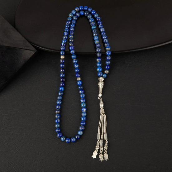 Lapis Lazuli Doğal Taş Tesbih 99’luk – 6mm El İşçiliği