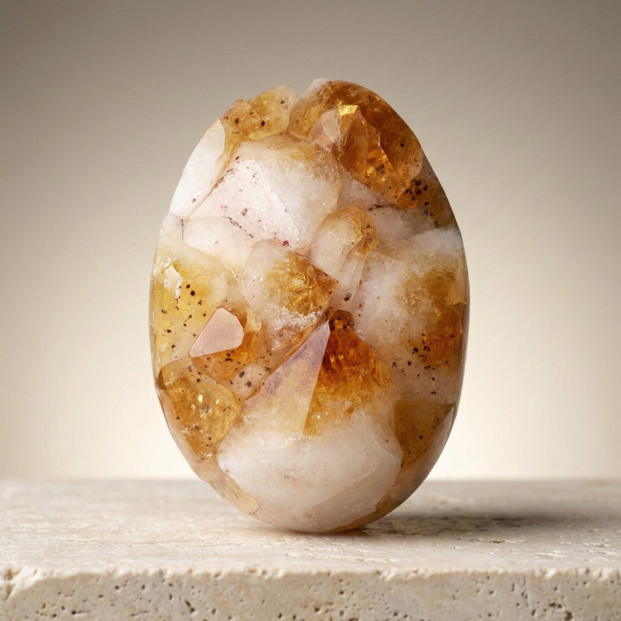 Sitrin Doğal Taş Ham Parça – 775 gr | 6,5 × 9 cm
