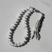Kristal Kuvars Doğal Taş Tesbih – 33’lük / 8 mm