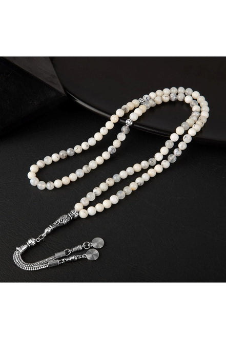 Süt Opal Doğal Taş Tesbih 99luk - 6mm
