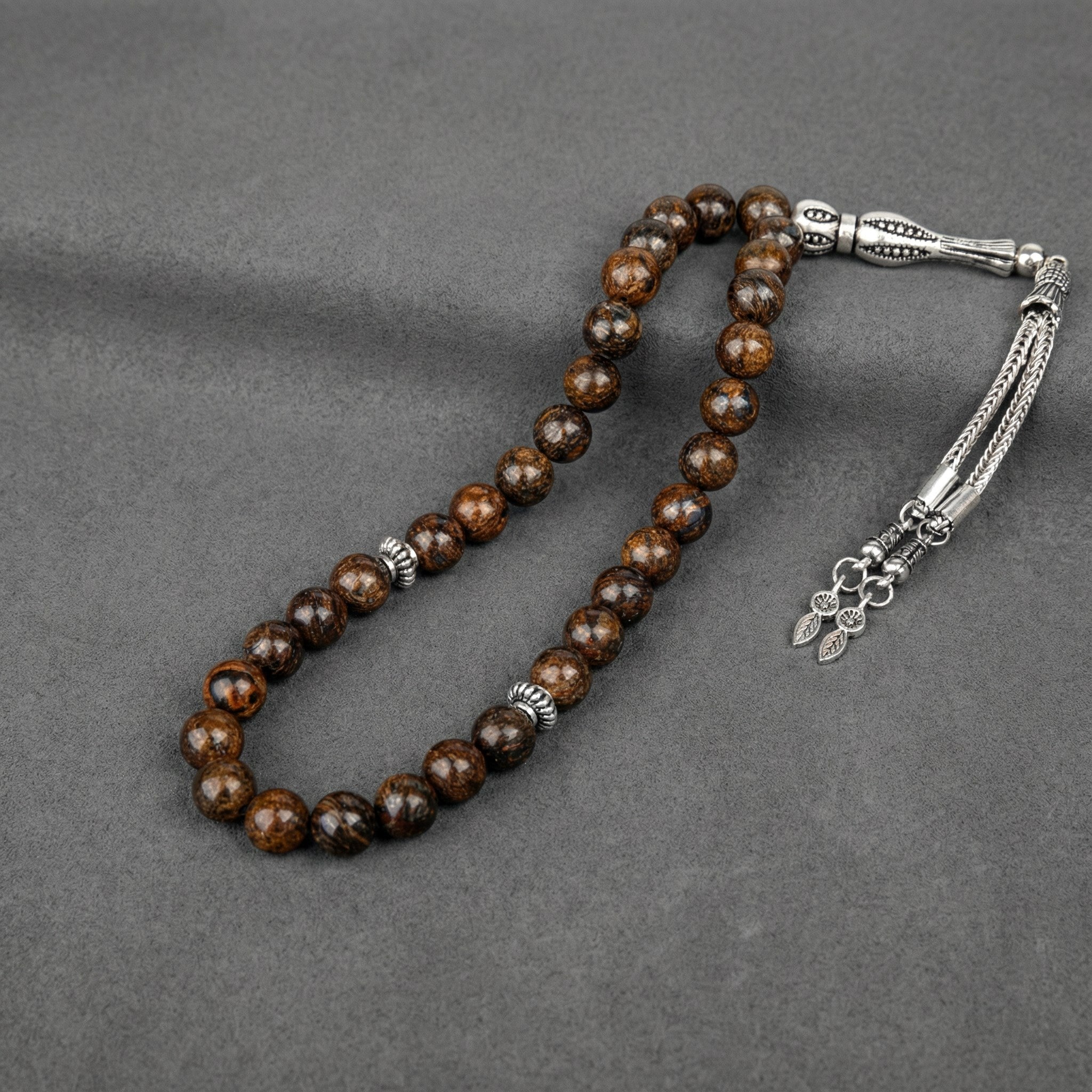 Bronzit Doğal Taş Tesbih – 33’lük – 8 mm