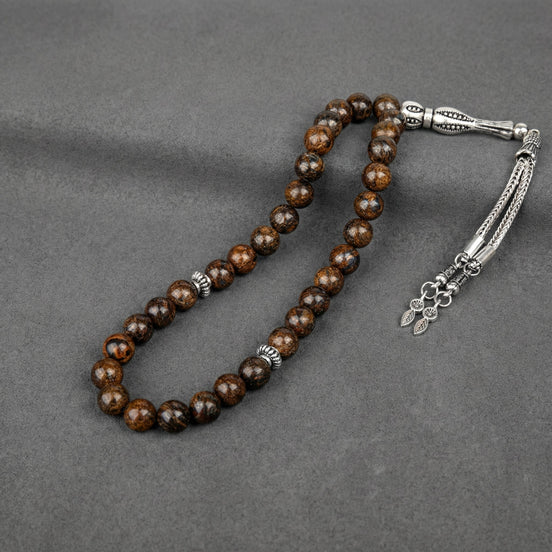 Bronzit Doğal Taş Tesbih – 33’lük – 8 mm