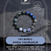 Yay Burcu Doğal Taş Bileklik