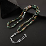 Hint Akiği Doğal Taş Tesbih – 99’luk / 6 mm