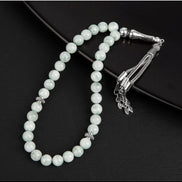 Mavi Larimar Doğal Taş Tesbih 33lük - 8mm