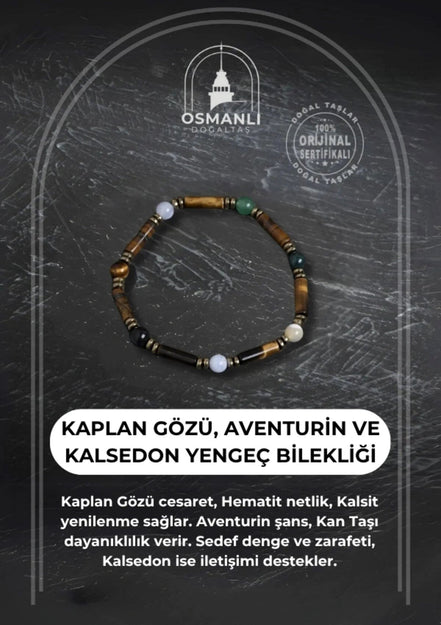 Kaplan Gözü, Aventurin ve Kalsedon Yengeç Bilekliği