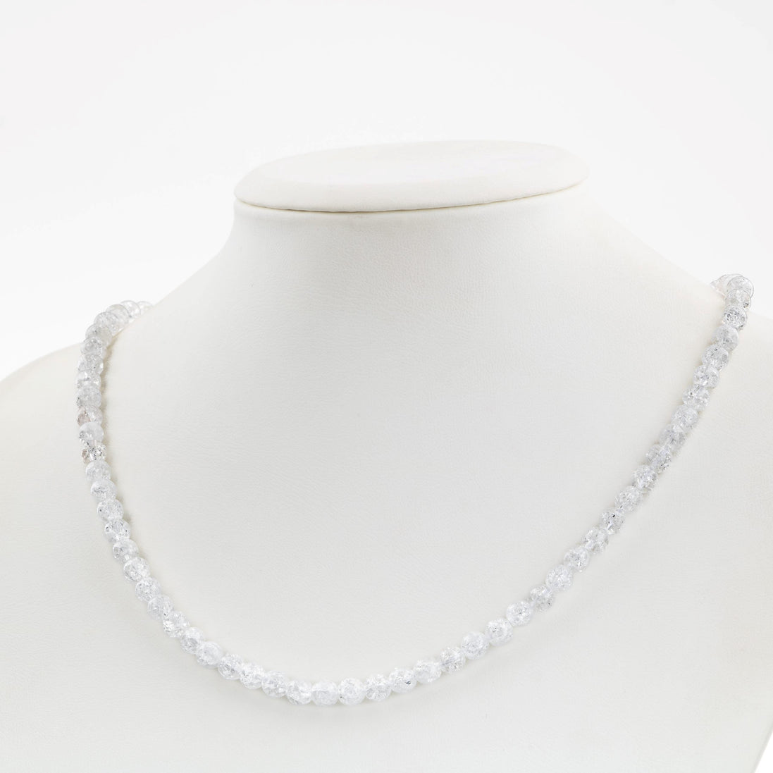 Necef Doğal Taş Kolye – 6 mm Dizi, Unisex Tasarım