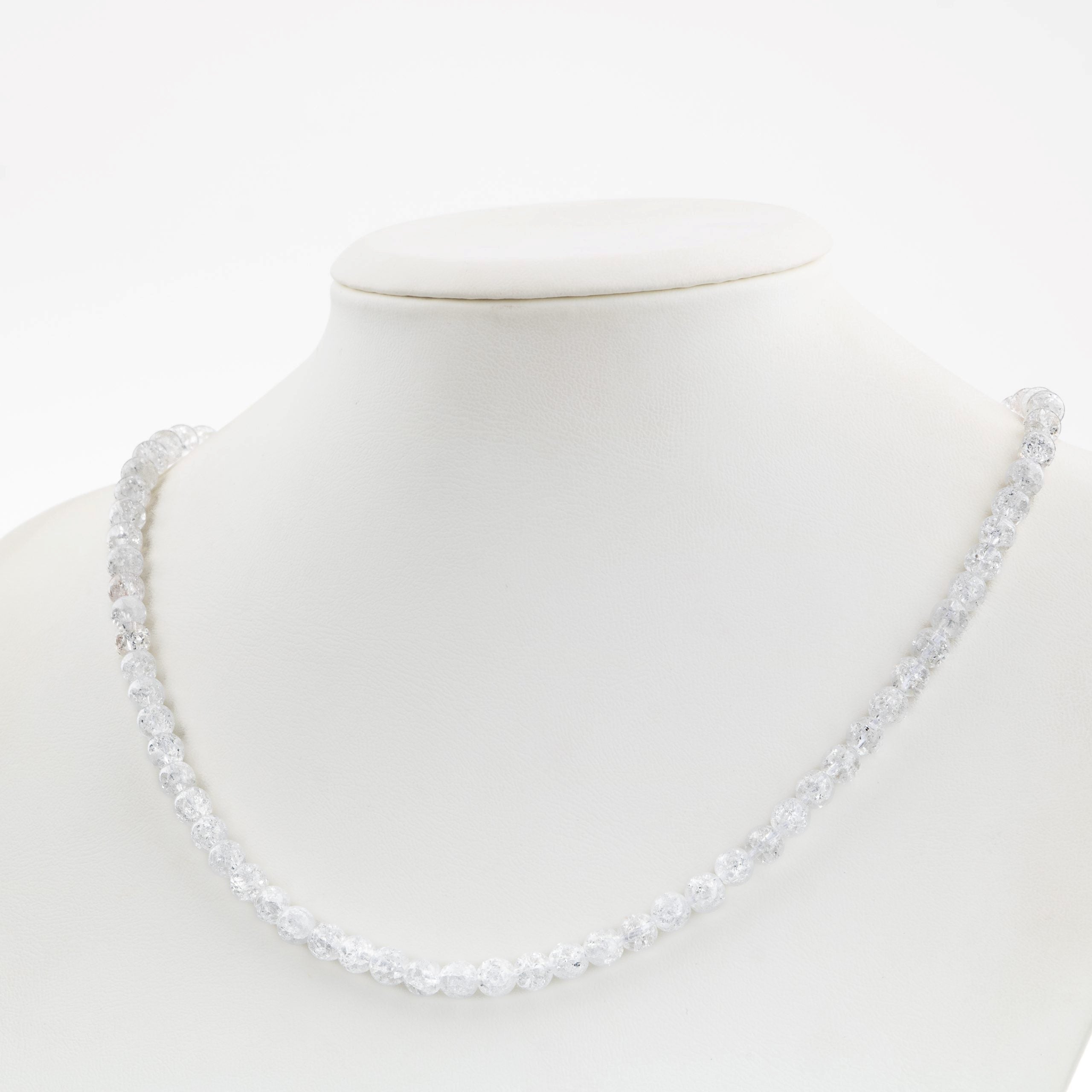 Necef Doğal Taş Kolye – 6 mm Dizi, Unisex Tasarım