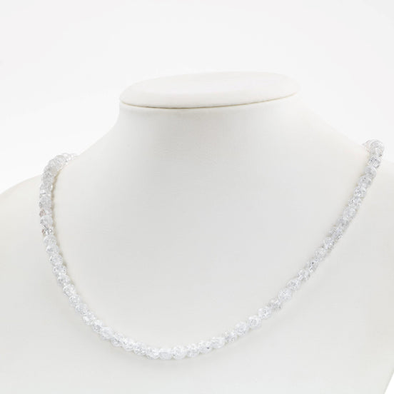 Necef Doğal Taş Kolye – 6 mm Dizi, Unisex Tasarım
