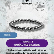 Trehartz 8mm Doğal Taş Bileklik