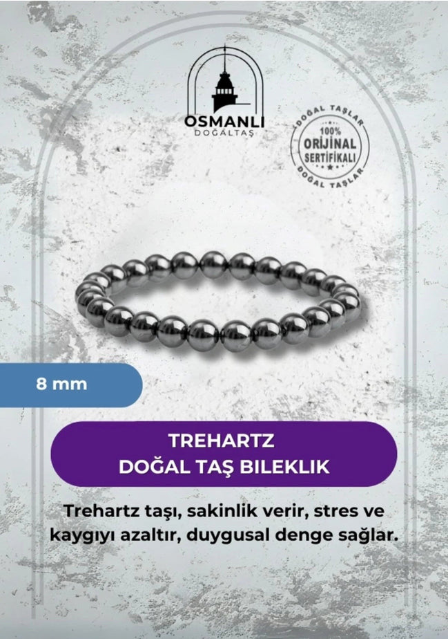 Trehartz 8mm Doğal Taş Bileklik