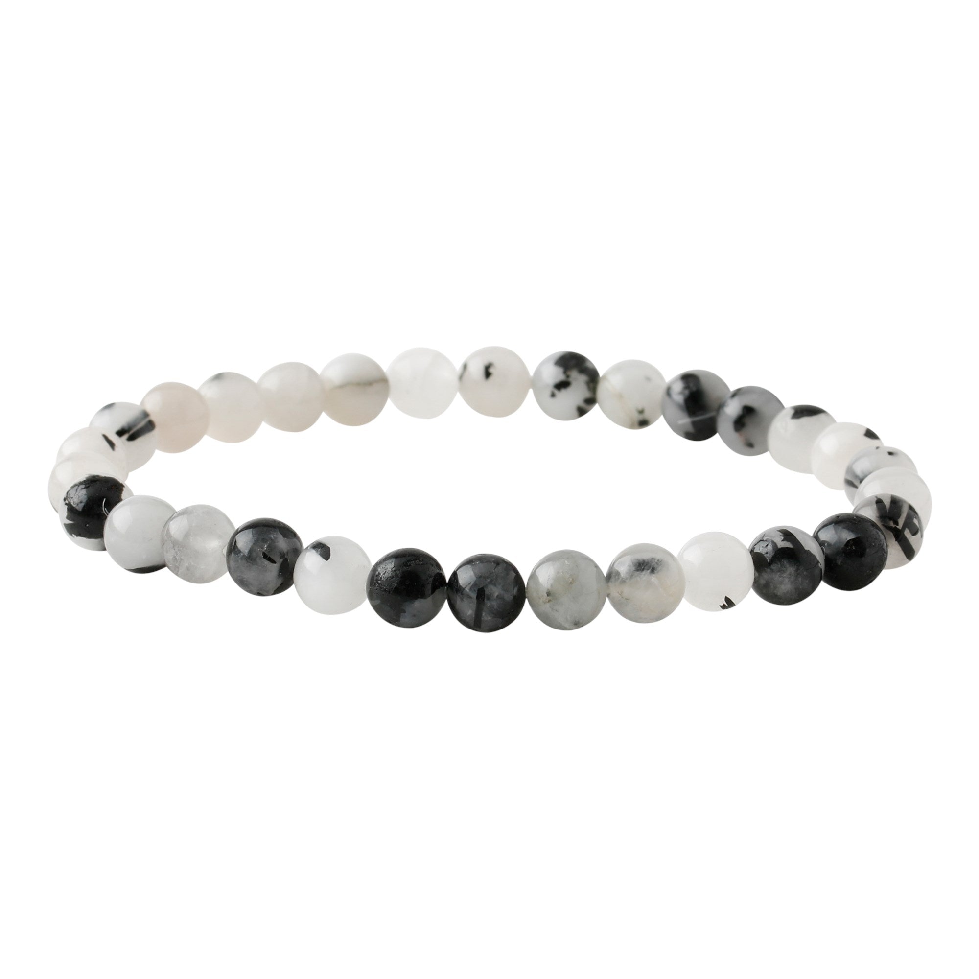Rutilli Kuvars 6mm Doğal Taş Bileklik