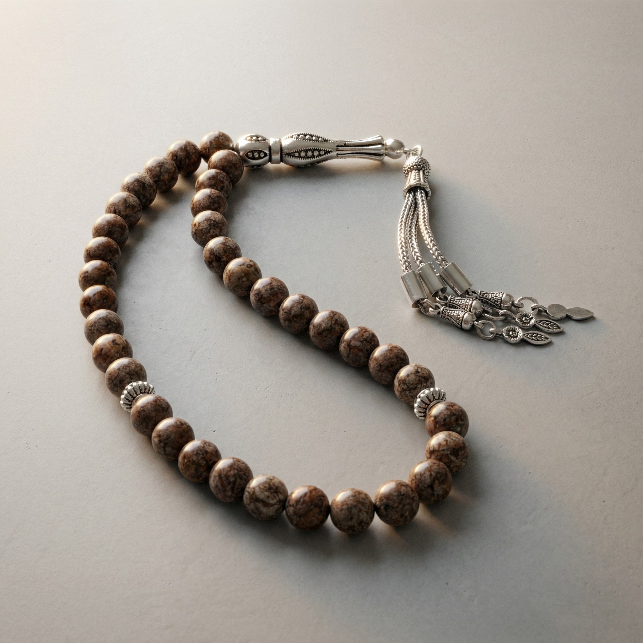 Riyolit Doğal Taş Tesbih – 33’lük / 8 mm