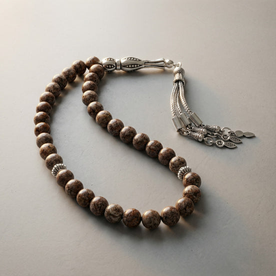 Riyolit Doğal Taş Tesbih – 33’lük / 8 mm