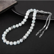 Akuamarin Doğal Taş Tesbih 33lük - 8mm