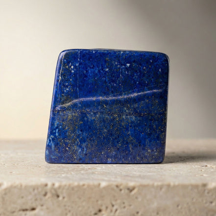 Lapis Lazuli Doğal Taş Parça – 417 gr | 8 × 7,5 cm