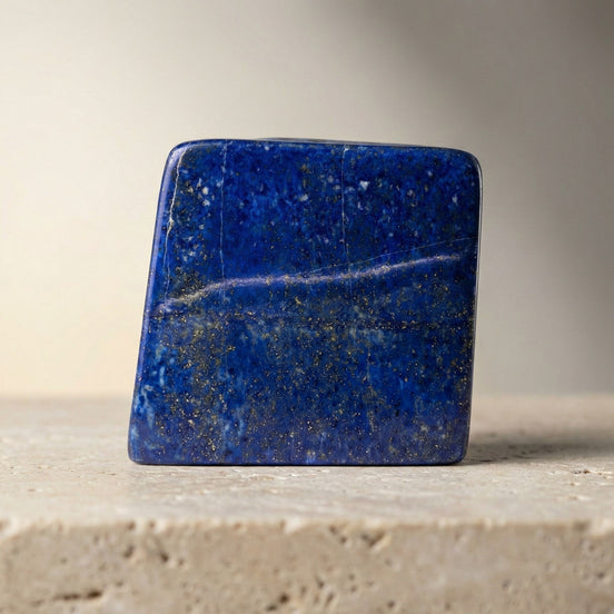 Lapis Lazuli Doğal Taş Parça – 417 gr | 8 × 7,5 cm