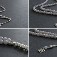 Angelit (Anjelit) Doğal Taş Tesbih – 99’luk – 6 mm