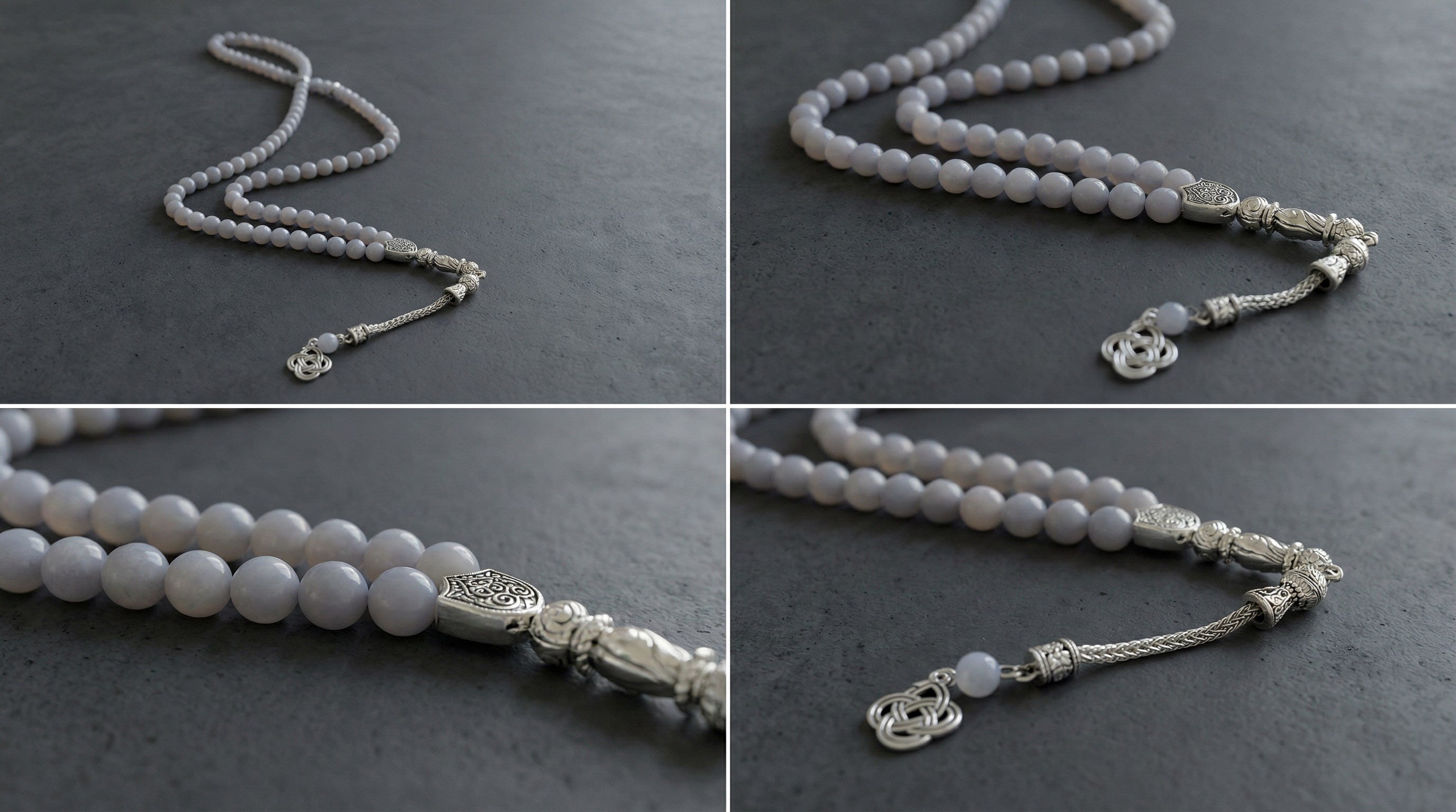 Angelit (Anjelit) Doğal Taş Tesbih – 99’luk – 6 mm