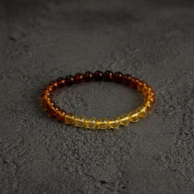 Sertifikalı Damla Kehribar Bileklik – 6 mm