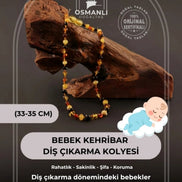 Bebek  Doğal Taş Kolye 33-35cm