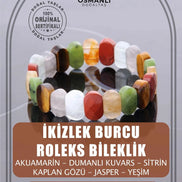 İkizler Burcu Roleks Doğal Taş Bileklik (SK:405)