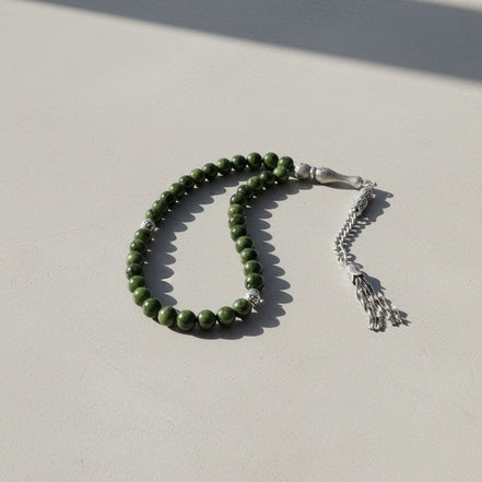 Yeşim Doğal Taş Tesbih – 33’lük / 8 mm