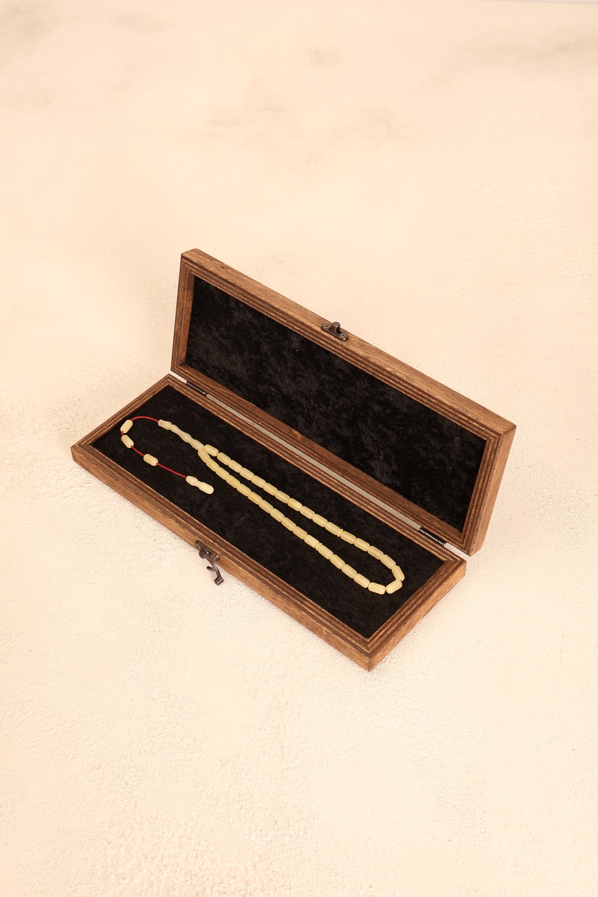 Kaya Damla Kehribar Kapsül Kesim 14 mm Tesbih – Özel Kutulu – 7 gr