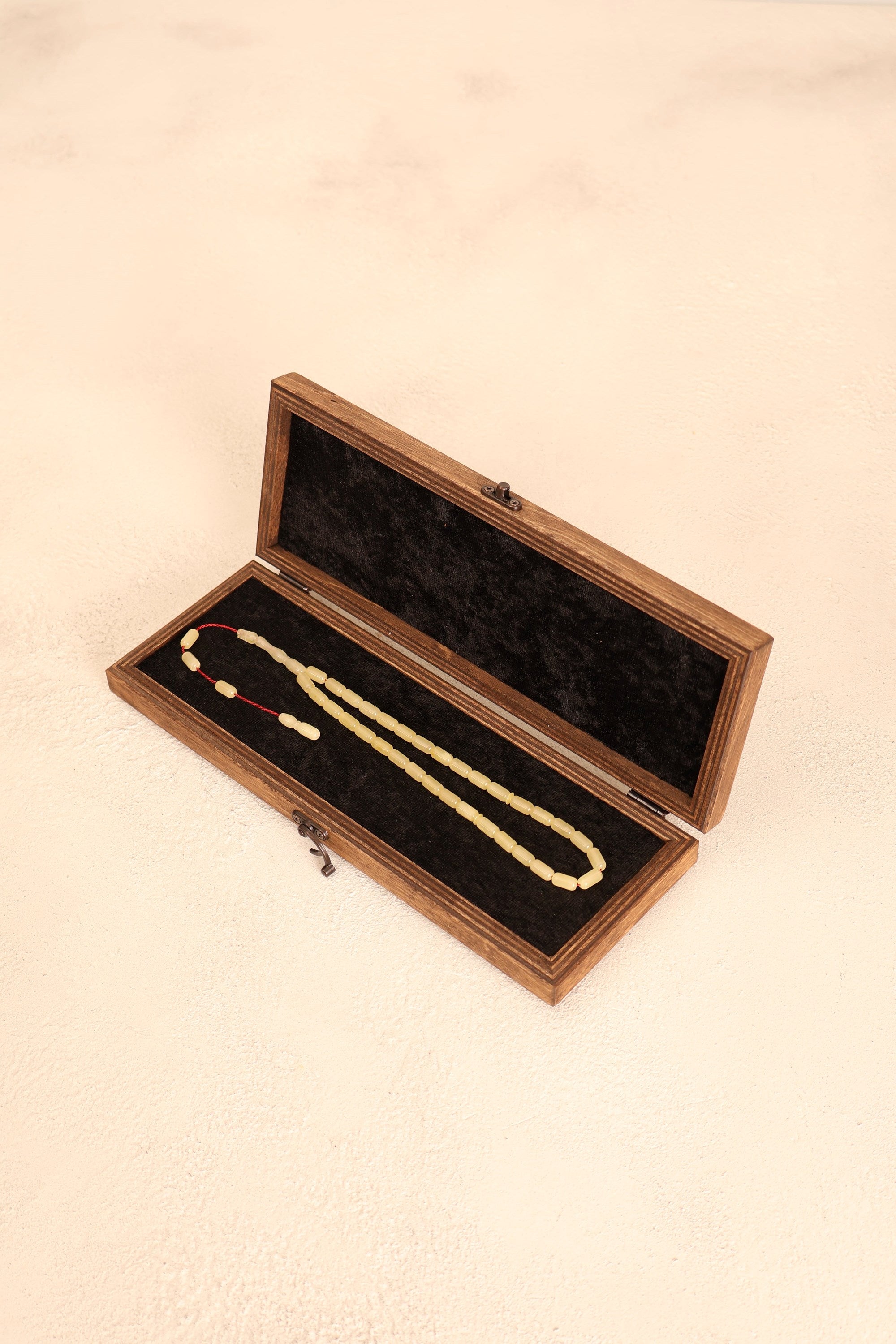 Kaya Damla Kehribar Kapsül Kesim 14 mm Tesbih – Özel Kutulu – 7 gr