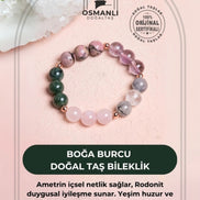 Boğa Burcu Doğal Taş Bileklik