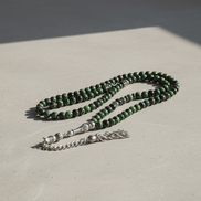 Anyolit (Ruby in Zoisite) Doğal Taş Tesbih – 99’luk / 6 mm
