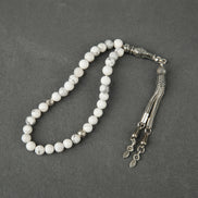 Havlit (Howlite) Doğal Taş Tesbih – 33’lük – 6 mm