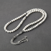 Havlit (Howlite) Doğal Taş Tesbih – 99’luk – 6 mm