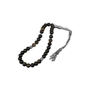 Golden Obsidyen Doğal Taş Tesbih 33lük - 8mm