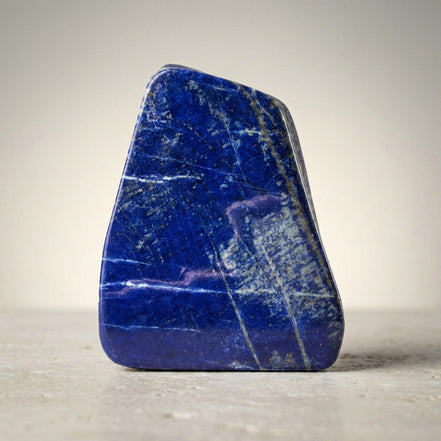 Lapis Lazuli Doğal Taş Parça – 302 gr | 7,5 × 9 cm