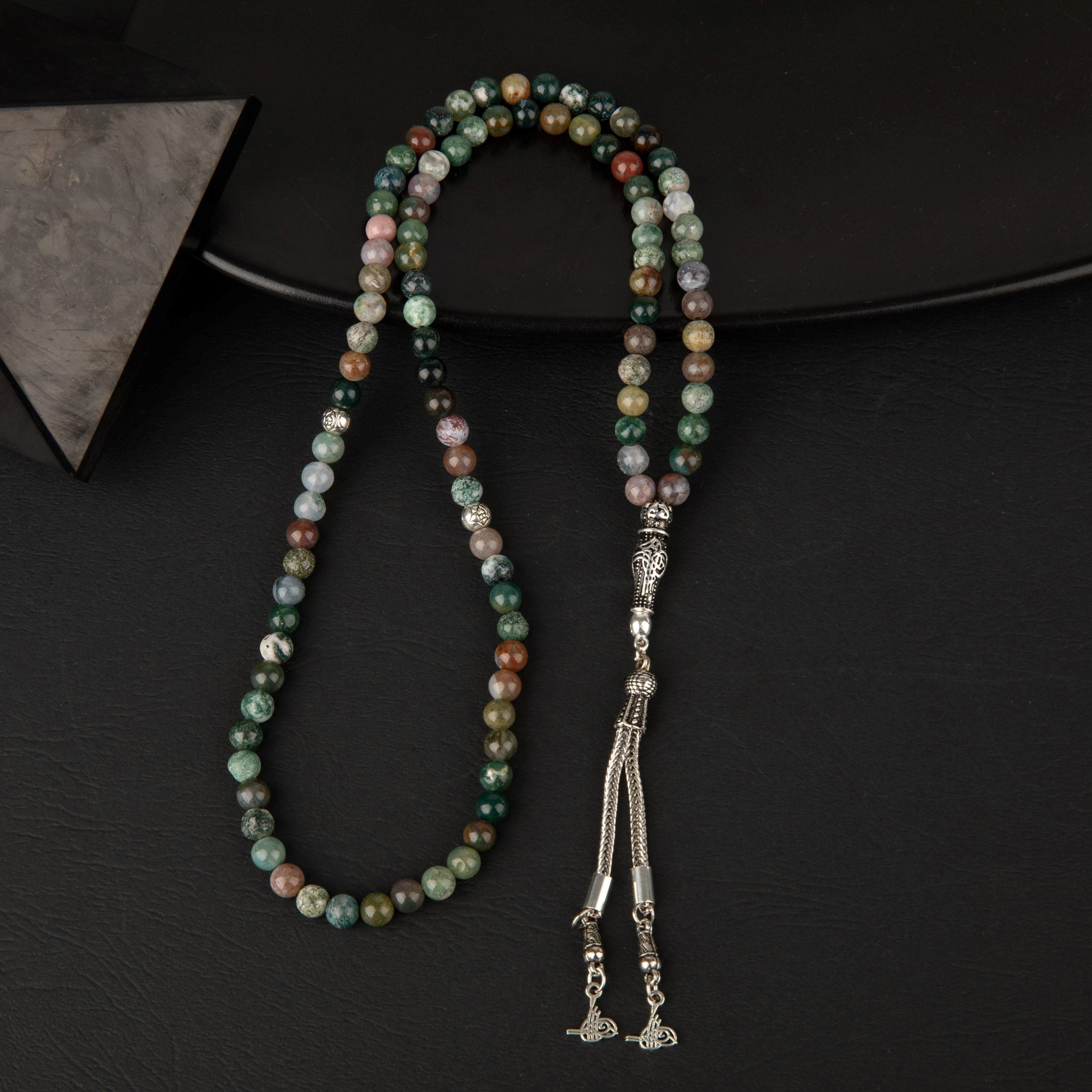 Hint Akiği Doğal Taş Tesbih – 99’luk / 6 mm