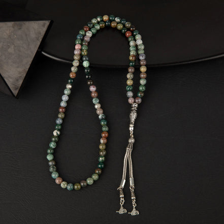 Hint Akiği Doğal Taş Tesbih – 99’luk / 6 mm