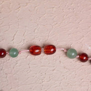 Kırmızı Akik, Yeşil Aventurin, Lapis, Pembe Kuvars, Ametist, Havlit, Yeşim, Shungite Kız Öğrenci Kolye